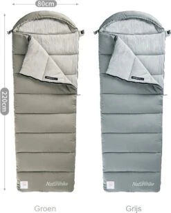 Naturehike® Slaapzak Katoen - 6 Tot 1 Graden - Slaapzakken Volwassenen - 220*80cm - 4 Seizoenen Slaapzak Lente, Zomer, Herfst & Winter - Lichtgewicht & Waterdicht -Campingwinkel 963x1200 2