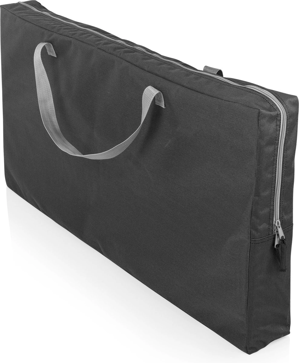 Campart Campingkeuken KI-0734 - Campingkast Groot - 4 Verstelbare Poten - Opvouwbaar En Lichtgewicht - Inclusief Opbergtas - Grijs 8 Campart Campingkeuken KI-0734 - Campingkast Groot - 4 Verstelbare Poten - Opvouwbaar En Lichtgewicht - Inclusief Opbergtas - Grijs - Afbeelding 8